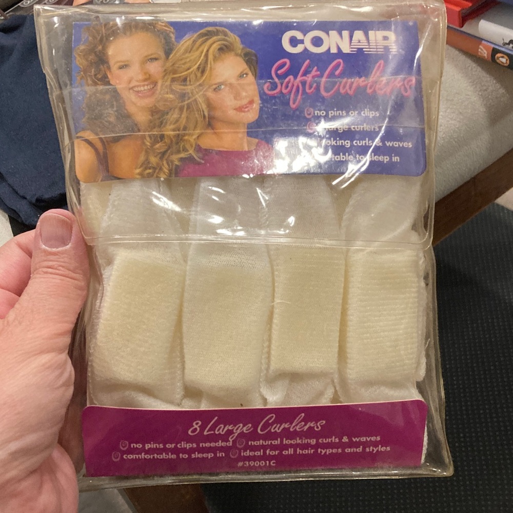 Conair‎ Soft Curlers - Cream Hair Accessories
